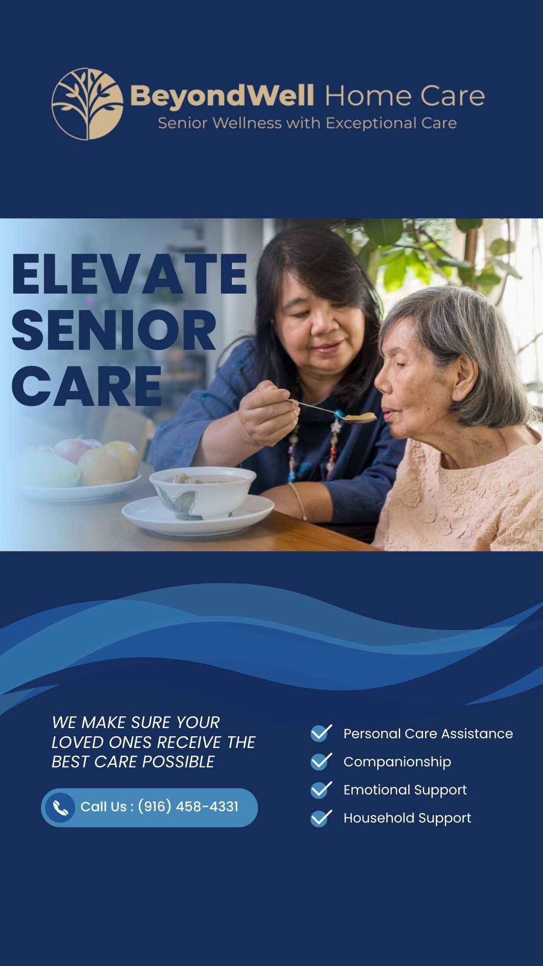 BeyondWell Home Care Facebook ad from Jul 22, 2026