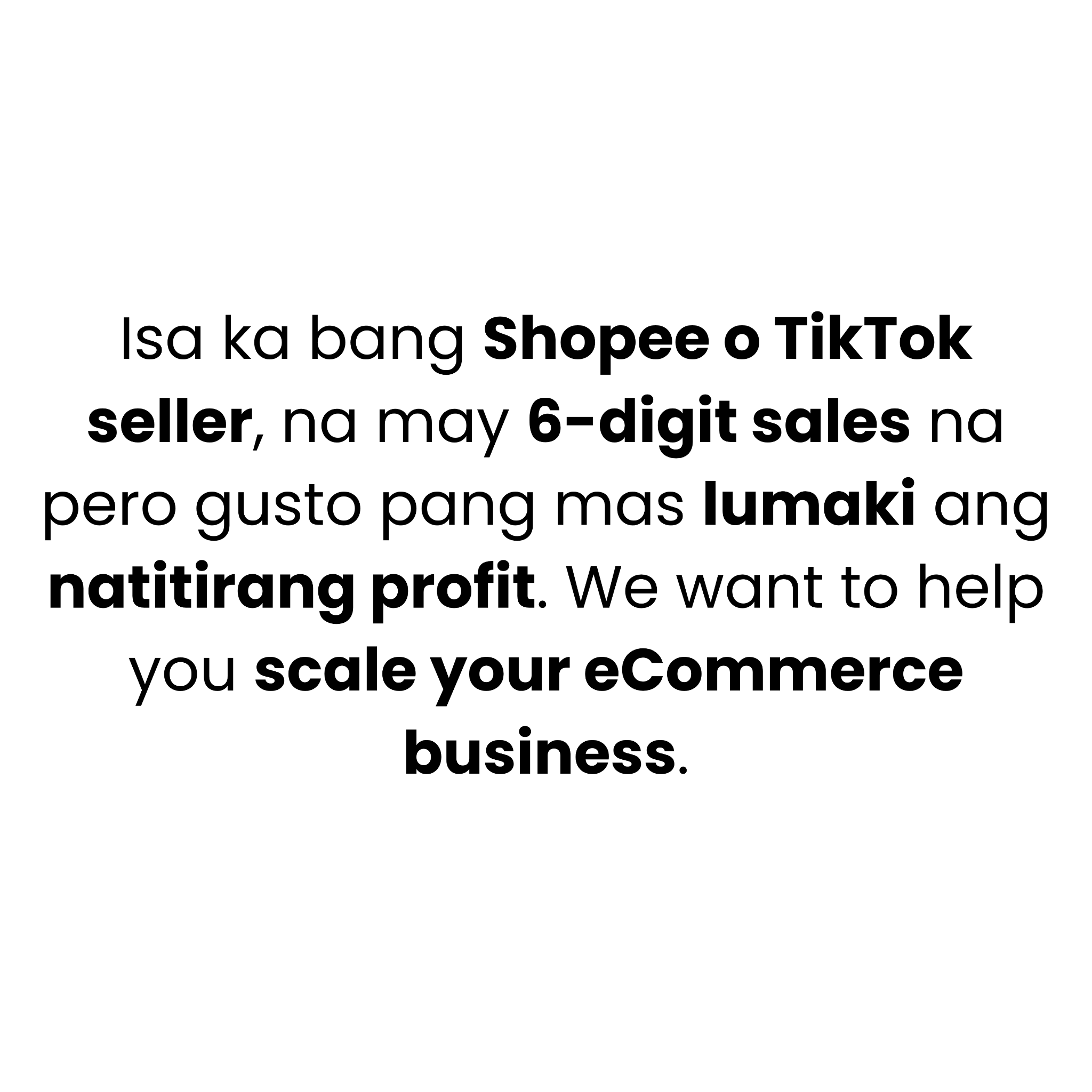 ECOM Accelerator Facebook ad