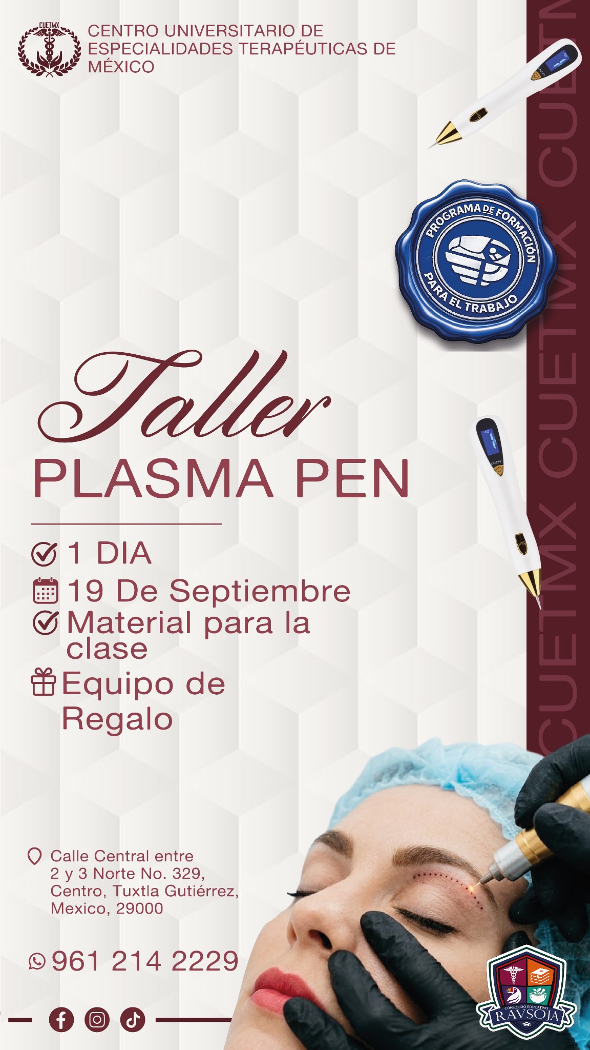 Centro Universitario de Especialidades Terapéuticas de México Facebook ad from Jul 23, 2026