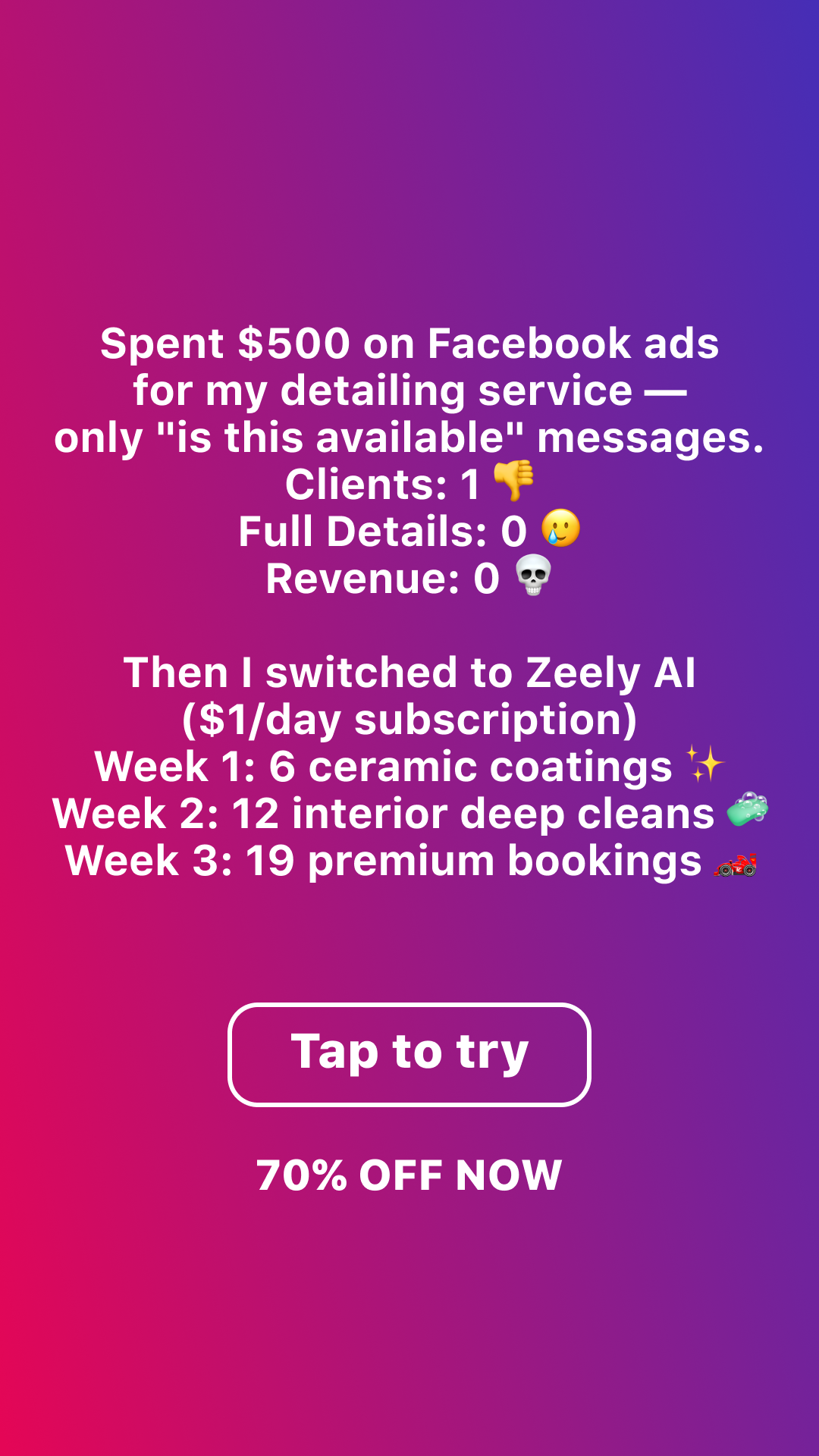 Zeely: Grow Sales with AI Facebook ad
