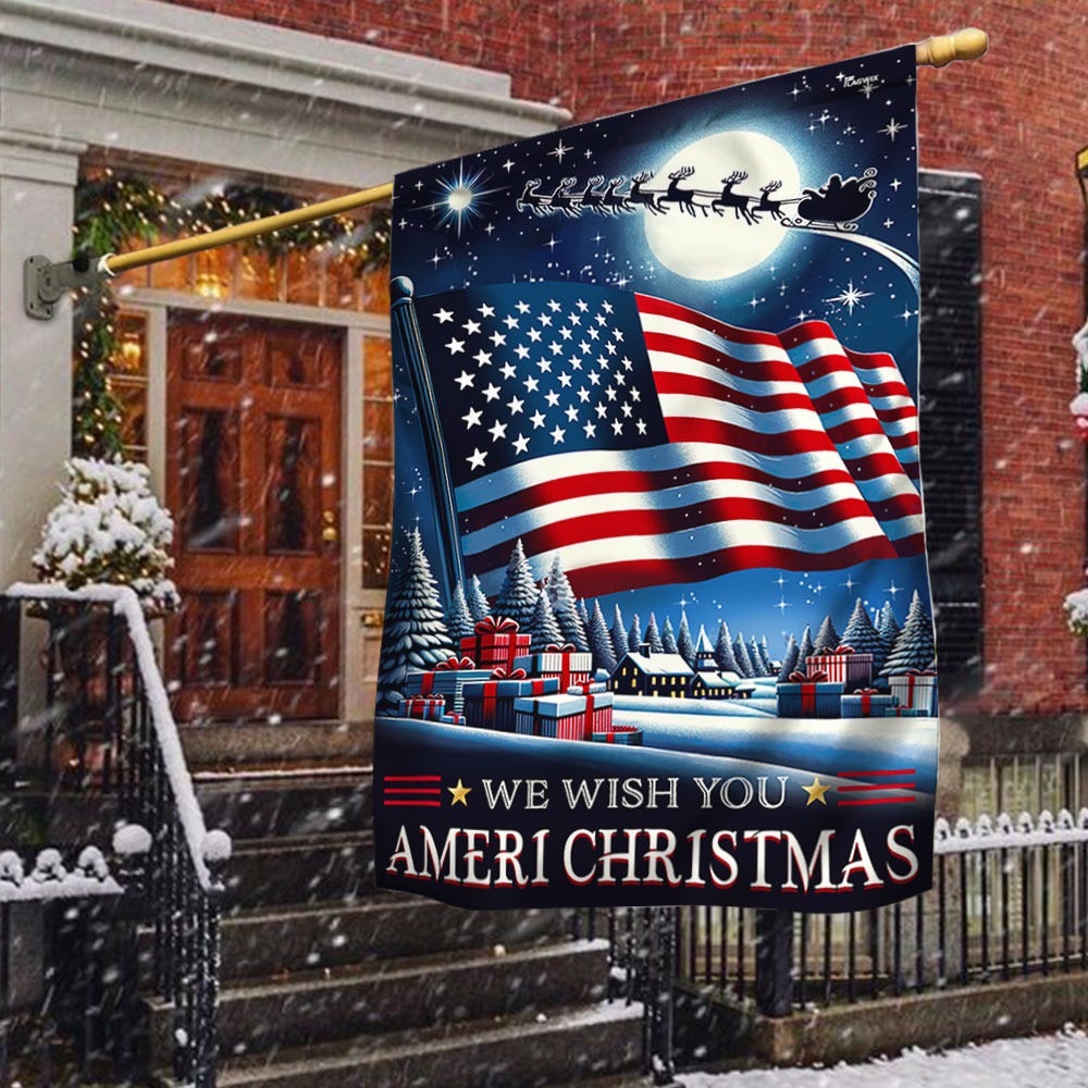 Unique Flags Facebook ad: Celebrate the holidays with freedom and festive spirit!