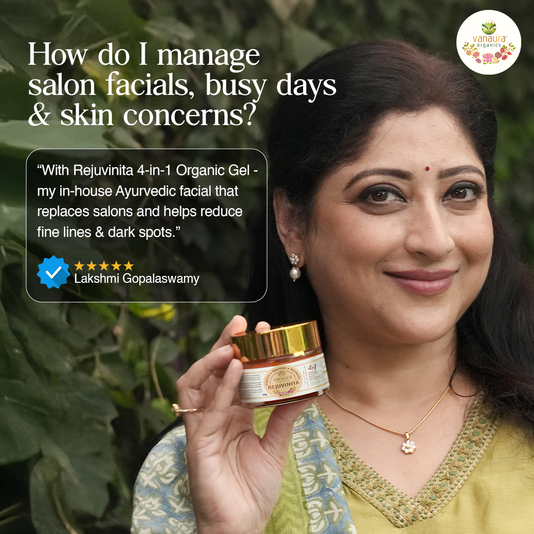 Vanaura Organics - Organic Ayurvedic Skincare & Haircare Facebook ad