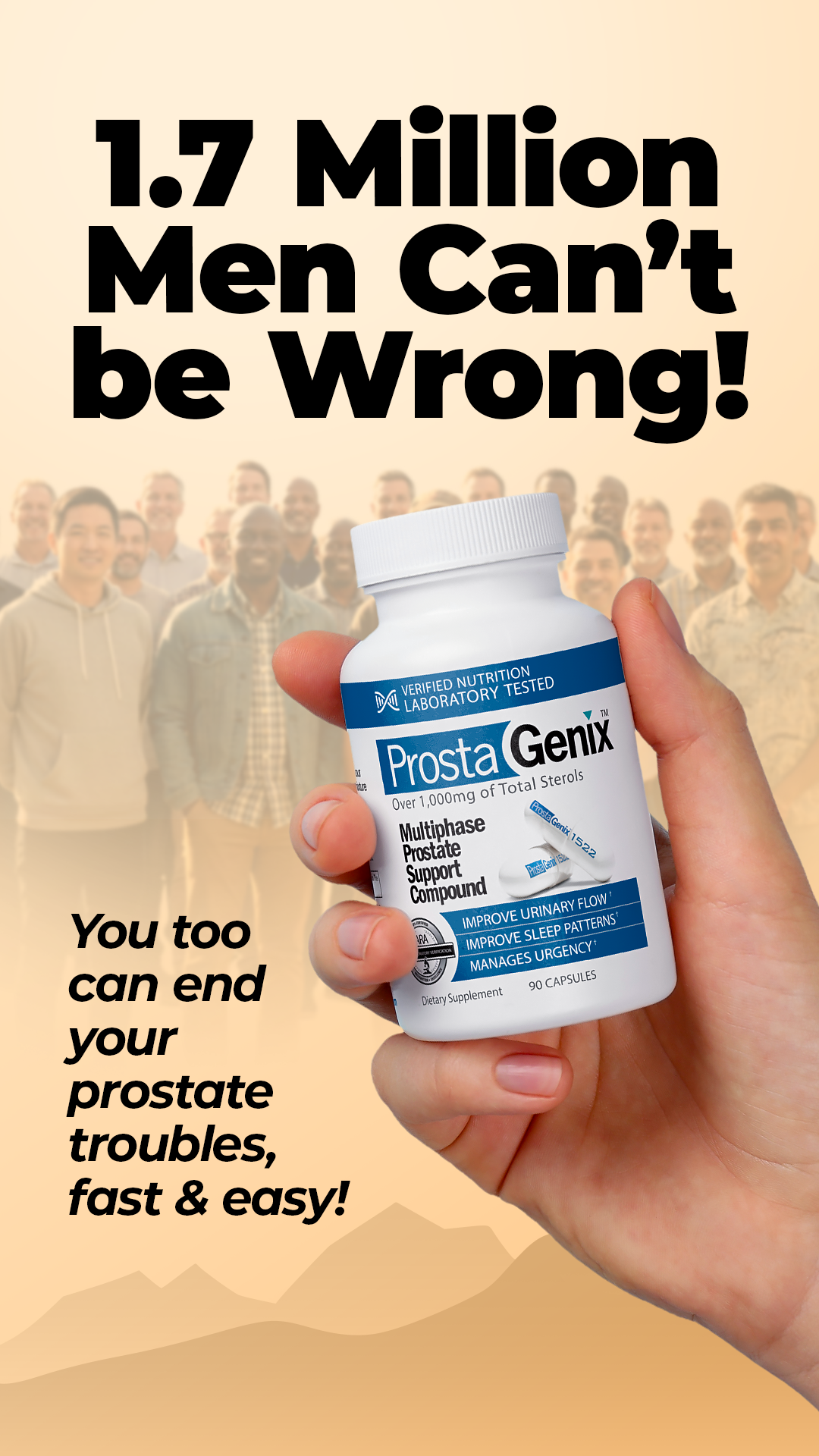 ProstaGenix.com Facebook ad from Oct 29, 2025