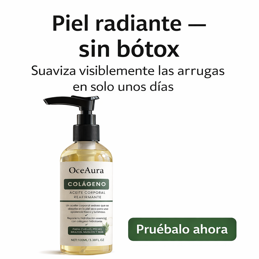 Wellness Hoy Facebook ad: Piel visiblemente más firme, suave y luminosa, sedosa como…