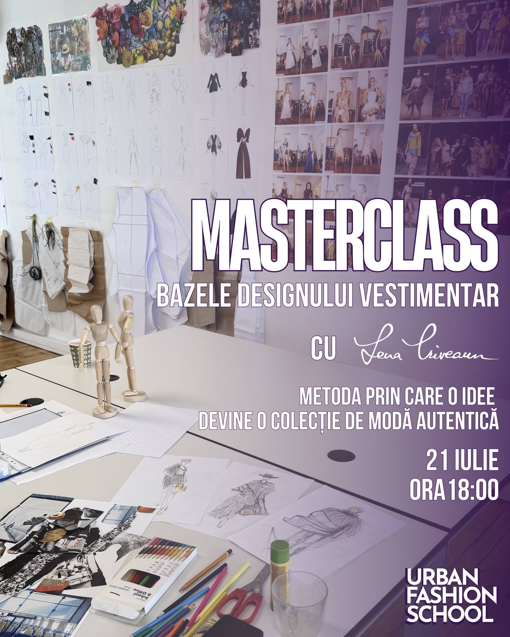 Urban Fashion School by Lena Criveanu Facebook ad