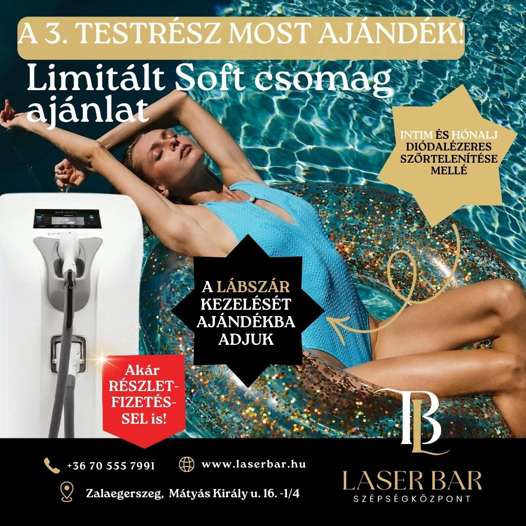 Laser Bar Szépségközpont Facebook ad: Ajándék Testrész
