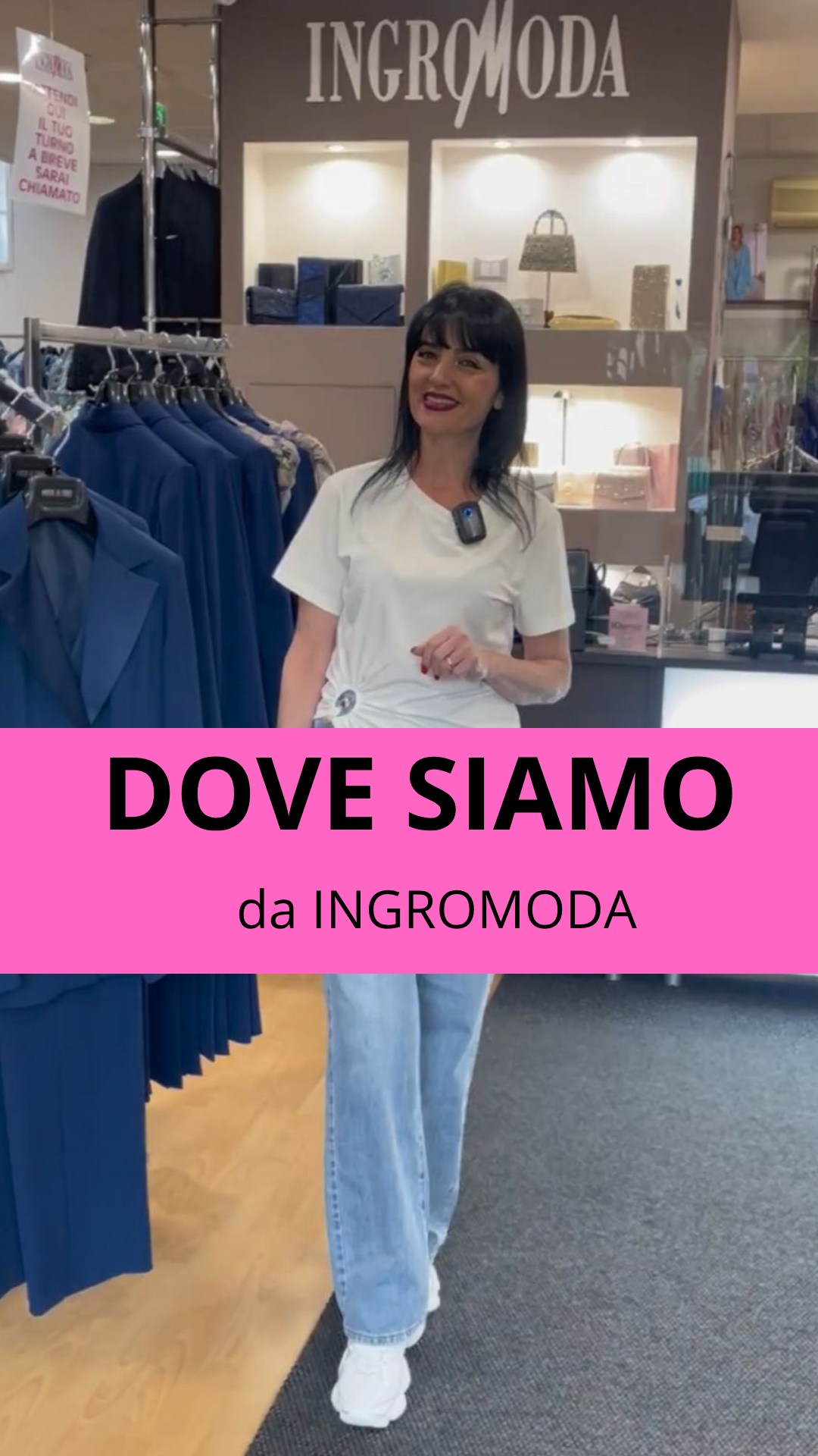 Ingromoda srl Facebook ad: DOVE CI TROVIAMO