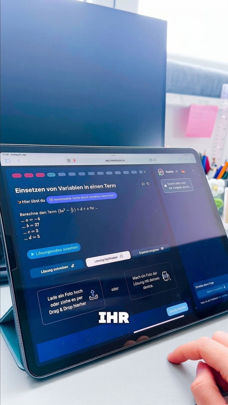 RocketTutor: Deine intelligente Mathe Lernapp Facebook ad