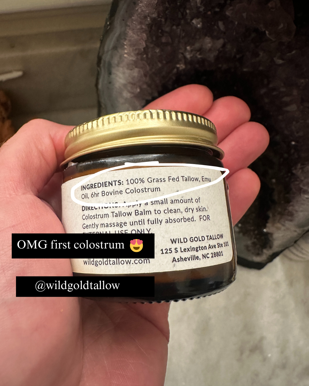 Wild Gold Tallow Facebook ad