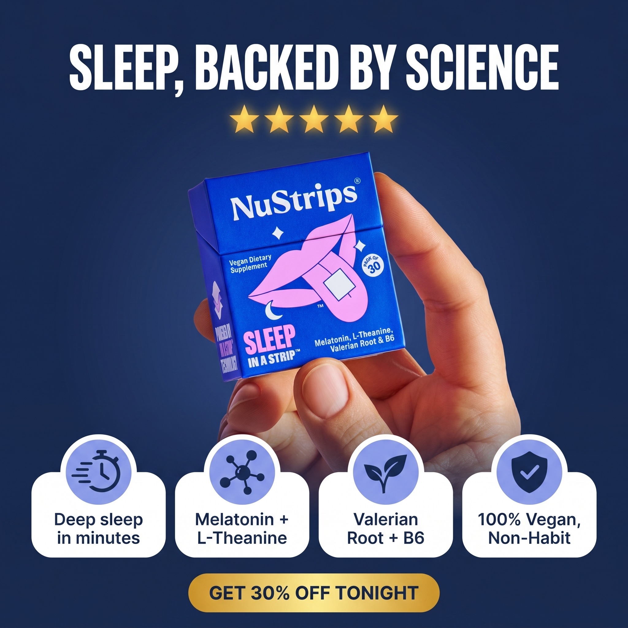 NuStrips Facebook ad