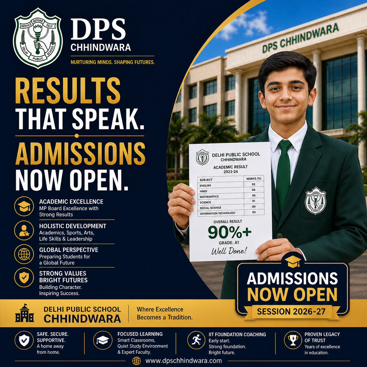 Delhi Public School Chhindwara Facebook ad