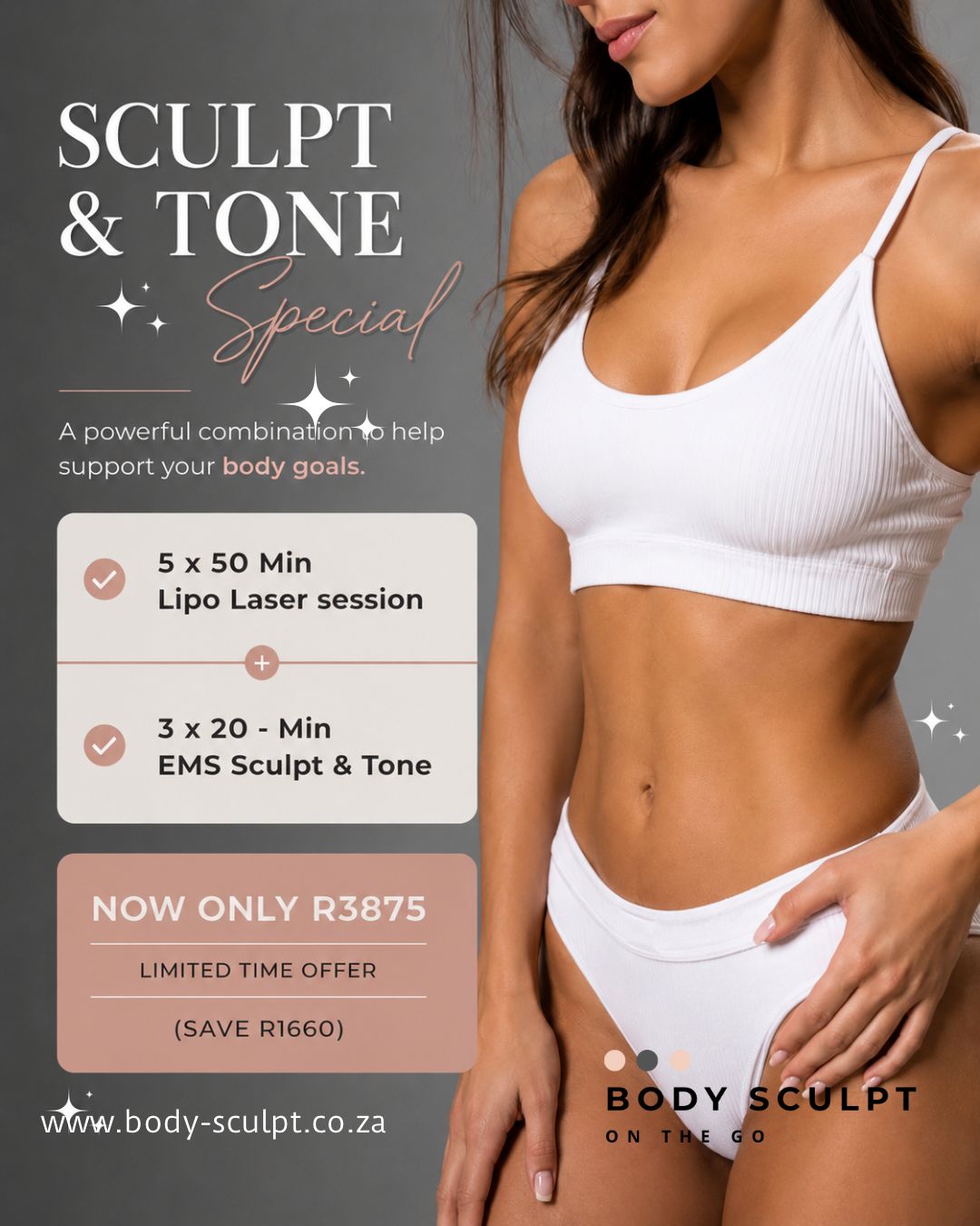 Body Sculpt On The Go Facebook ad: Sculpt & Tone Special