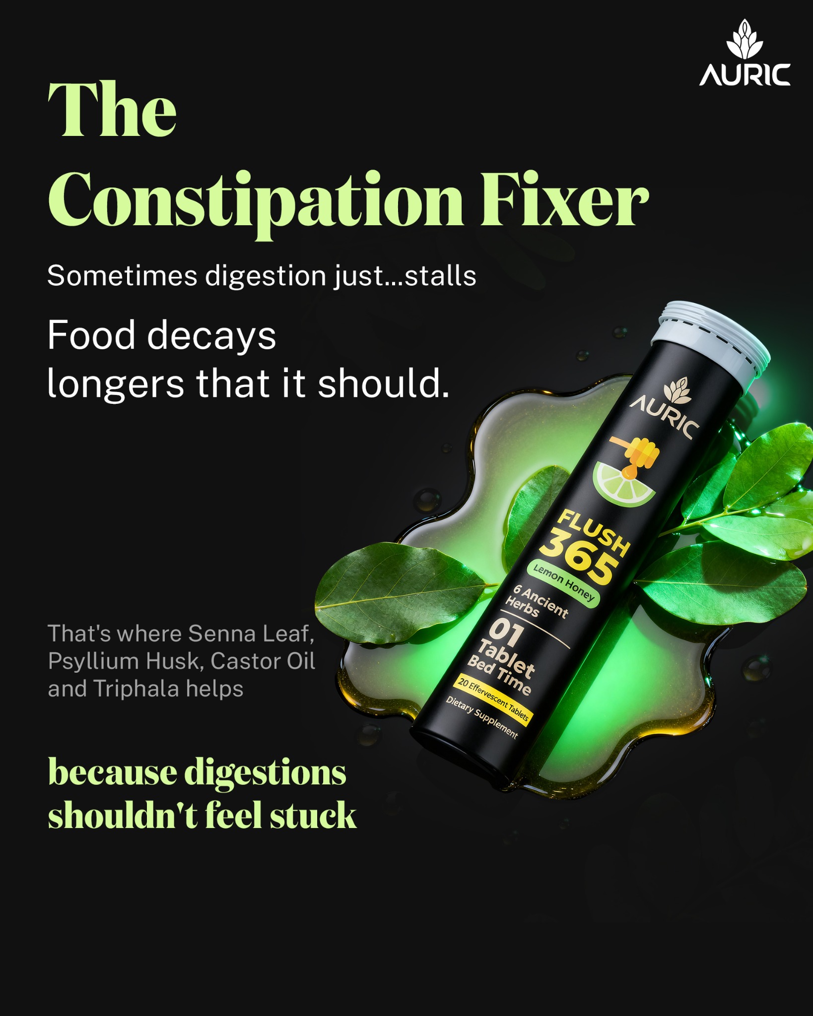Auric Performance Booster Facebook ad