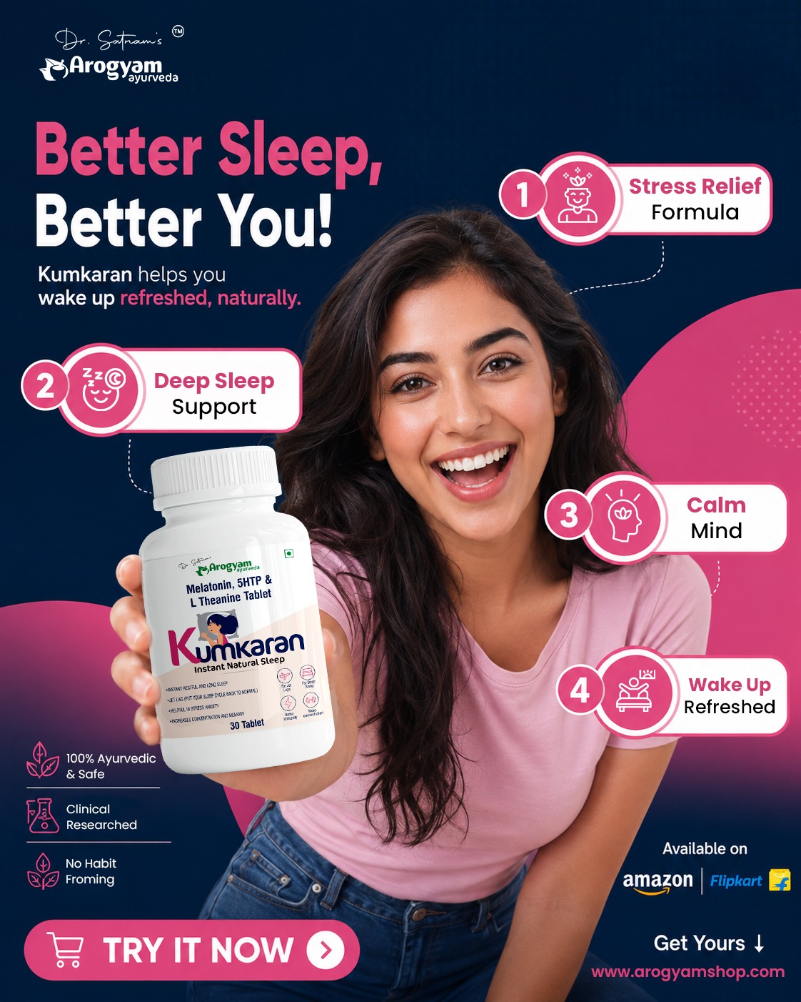 Arogyam Ayurveda Store Facebook ad