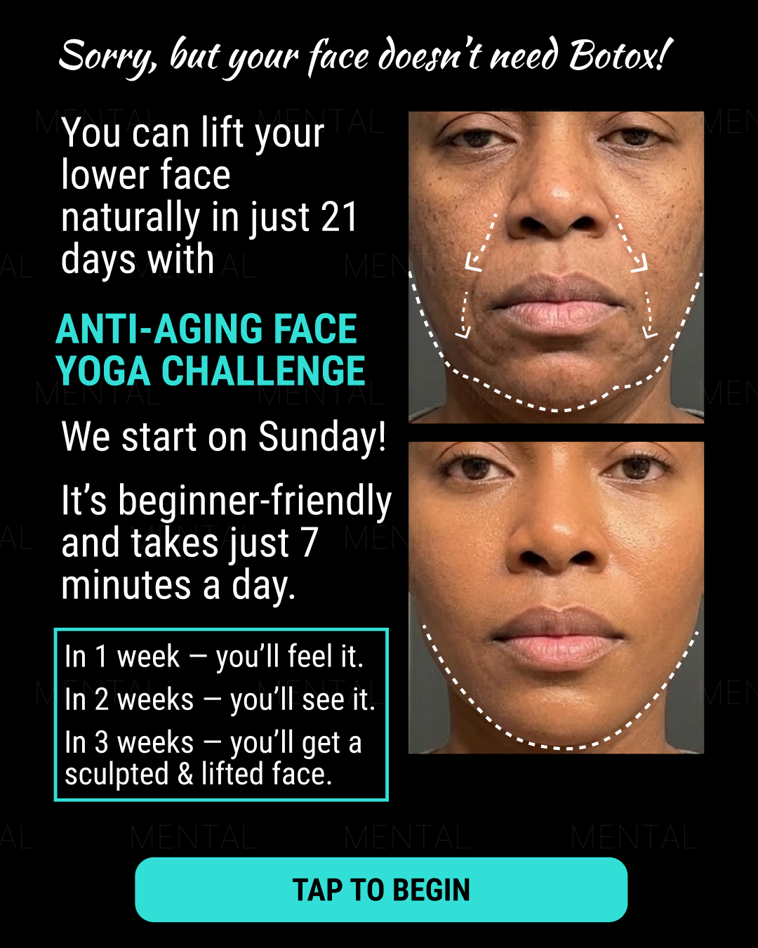 Mimika - Face Yoga Exercises Facebook ad
