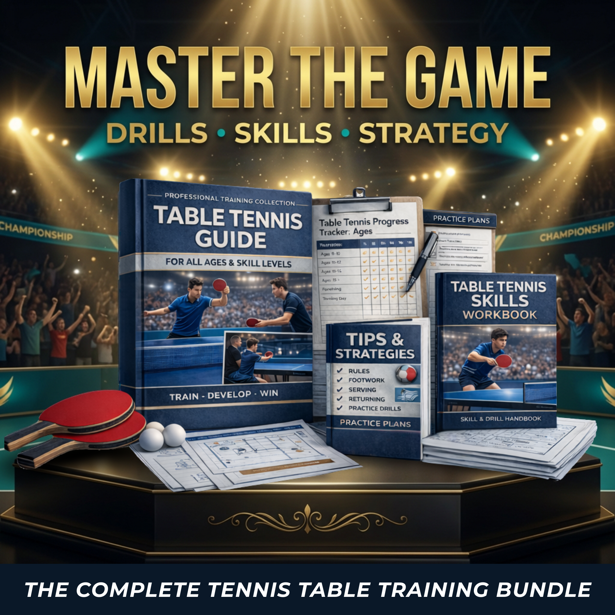 Sports Mastery Hub Facebook ad: Structured Table Tennis Practice Blueprint