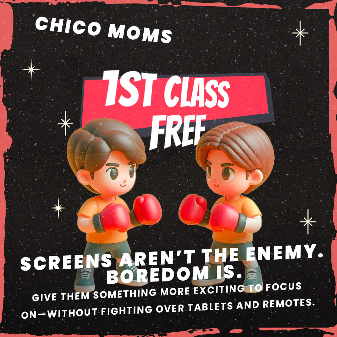 Sweet Fitness Kickboxing - Chico Facebook ad: First Class Is FREE