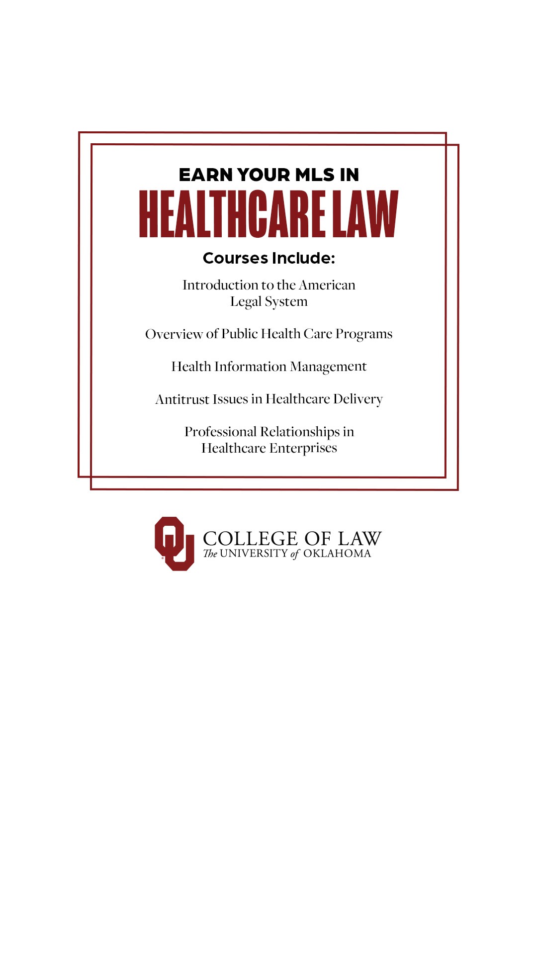 The University of Oklahoma Online Facebook ad