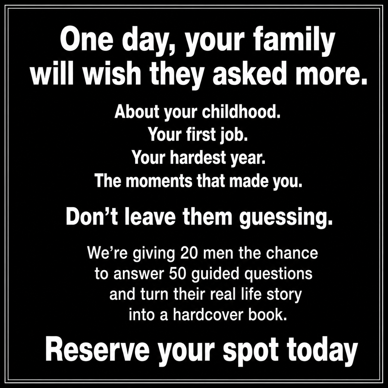 Memowrite Facebook ad