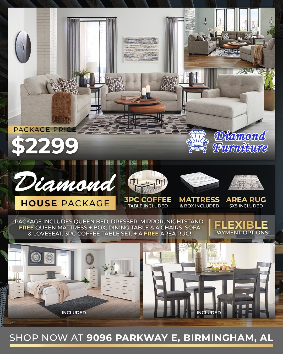 Diamond Furniture Facebook ad