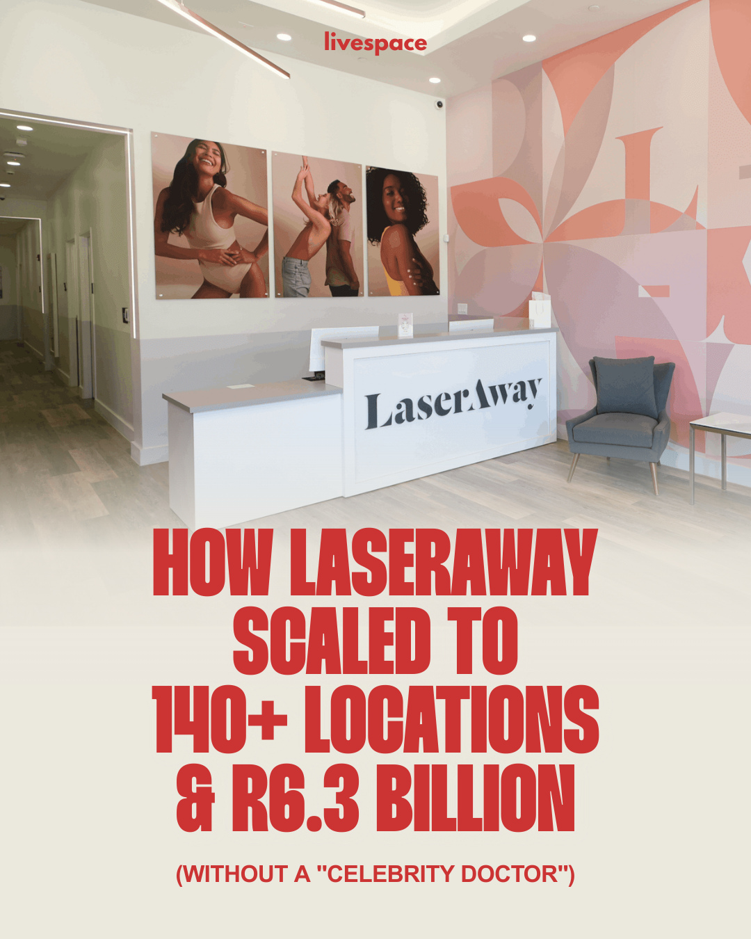 LiveSpace Facebook ad: Most clinics don’t struggle because they lack demand.