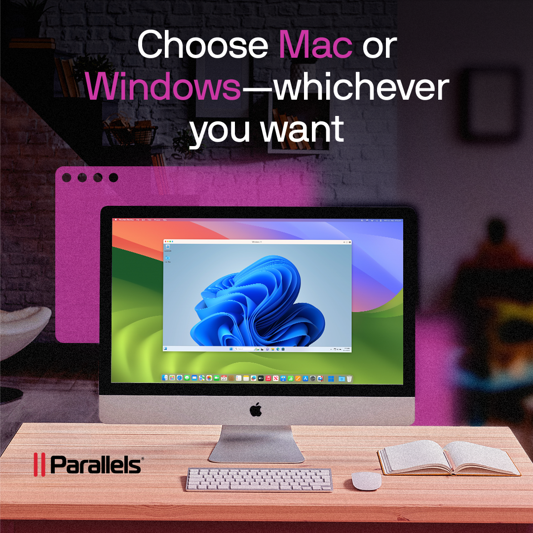 Parallels Facebook ad