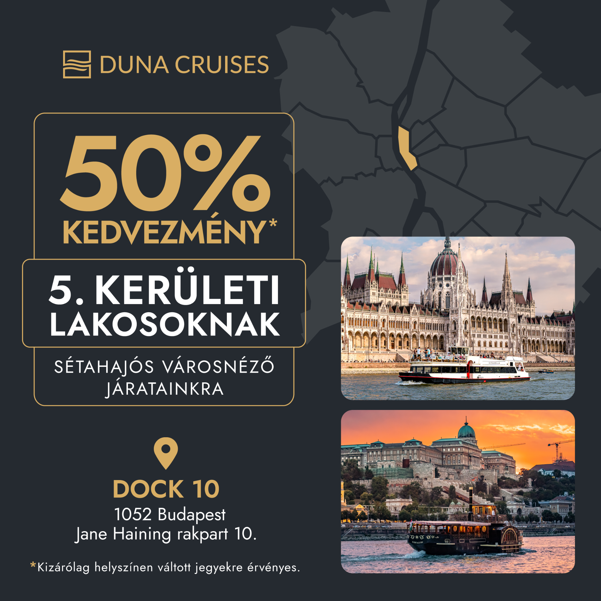 Duna Cruises Facebook ad