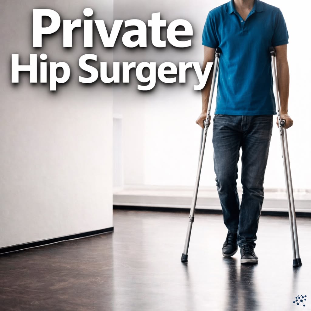 ThinkBits Facebook ad: A Guide to Private Hip Surgery