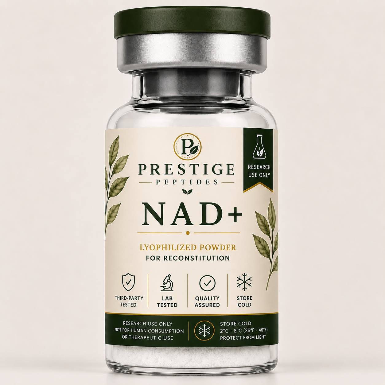 Prestige Peptides Facebook ad: Prestige Peptides | Research Materials