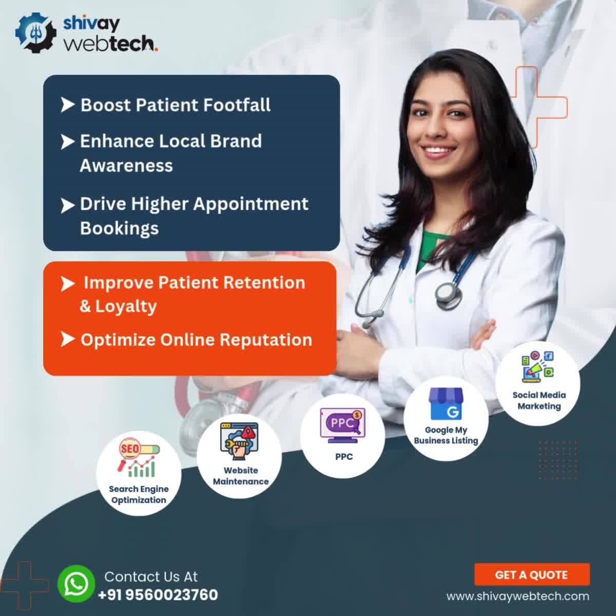 Shivay Webtech Facebook ad: Get 50+ New Patients Monthly