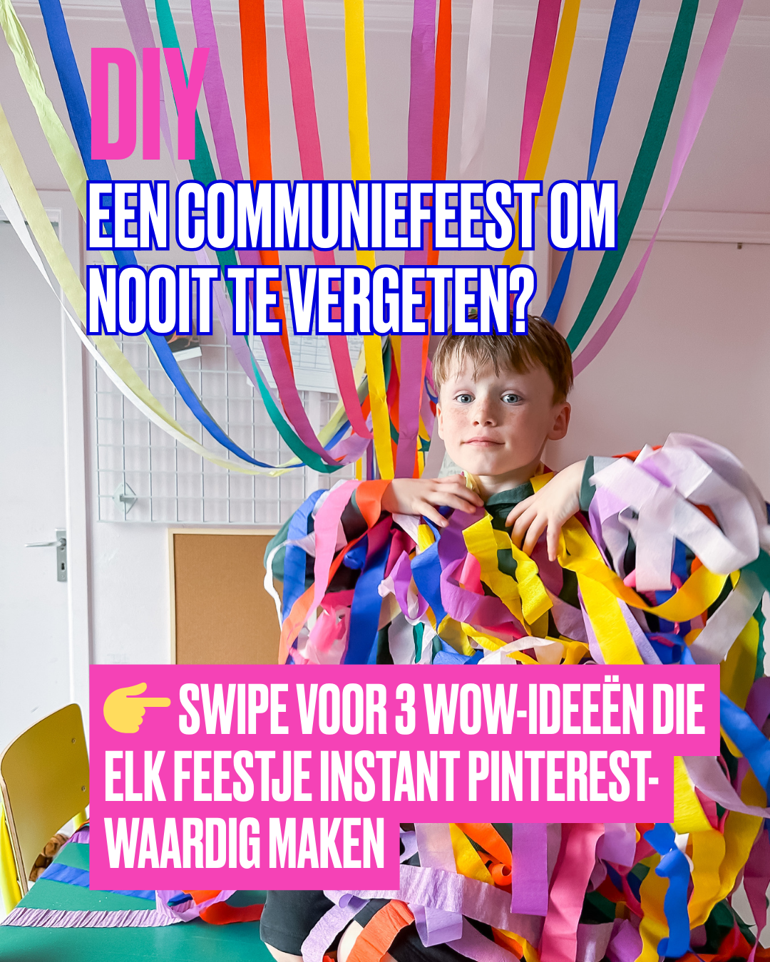 Maison Slash België Facebook ad: Communie- of lentefeestfoto’s die écht opvallen?