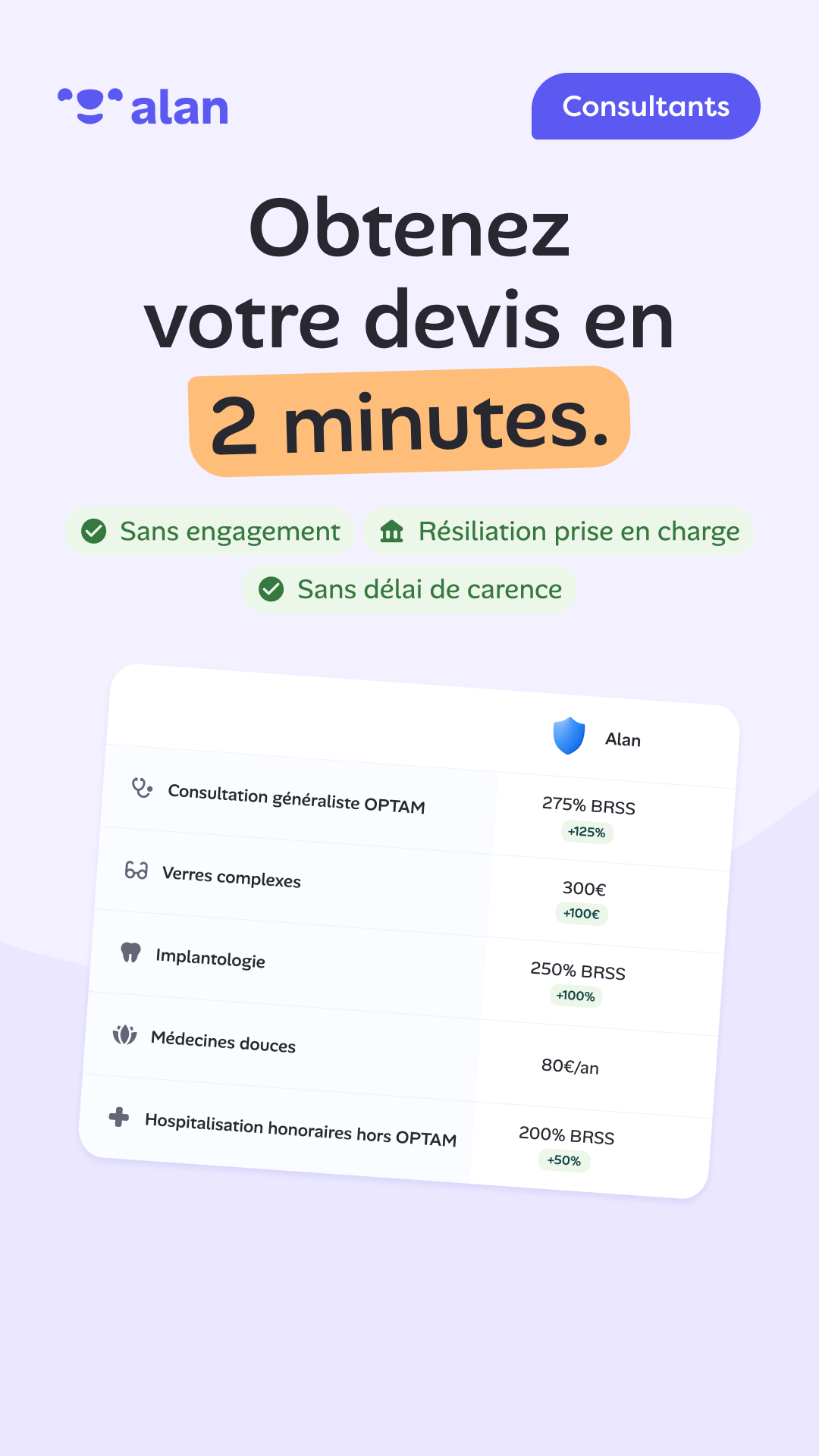 Alan Facebook ad