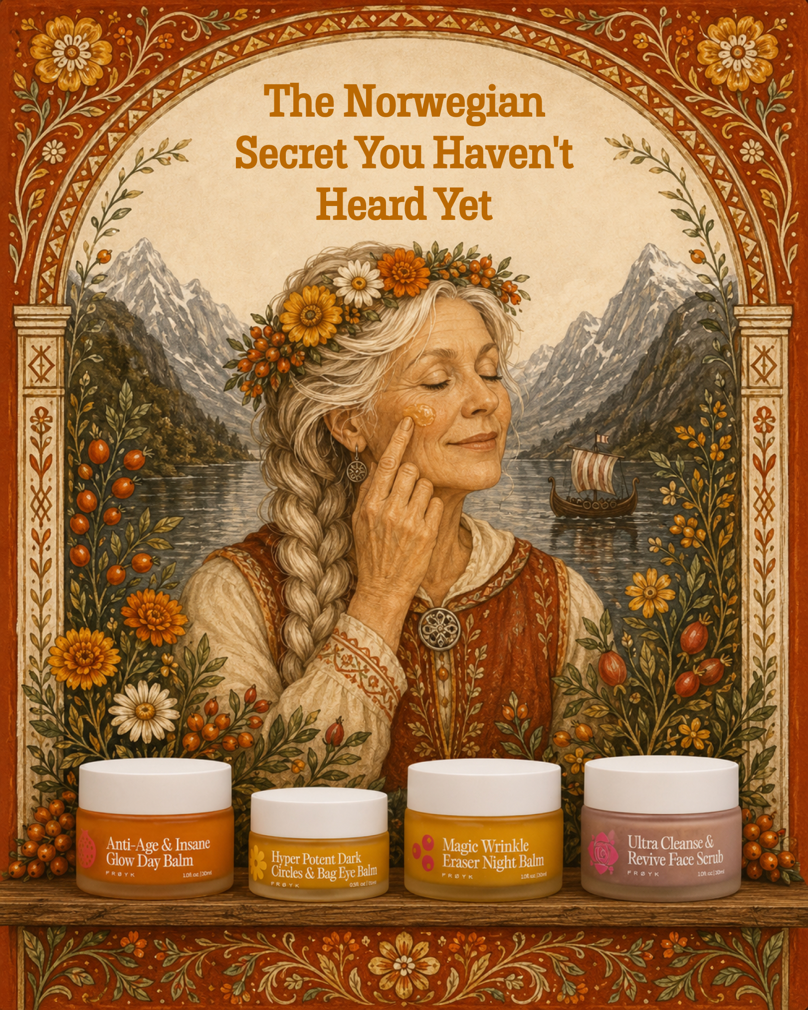 Frøya Organics Facebook ad