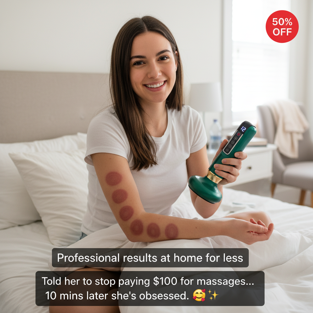 Kikishop Facebook ad: Electric Scraping Massage Device
