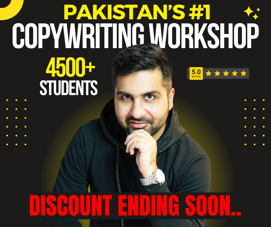AKC - Armash Kamal Facebook ad: Master the basics of copywriting in 2.5 hours.