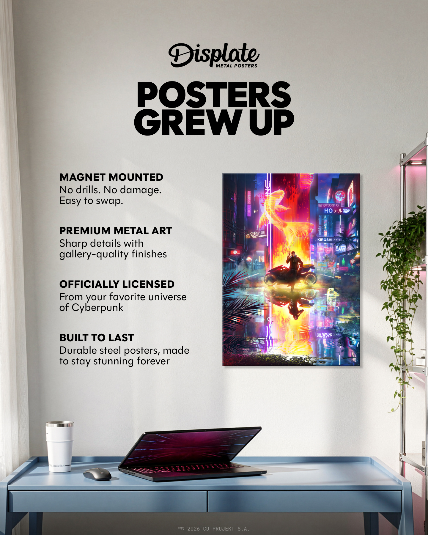Displate Facebook ad