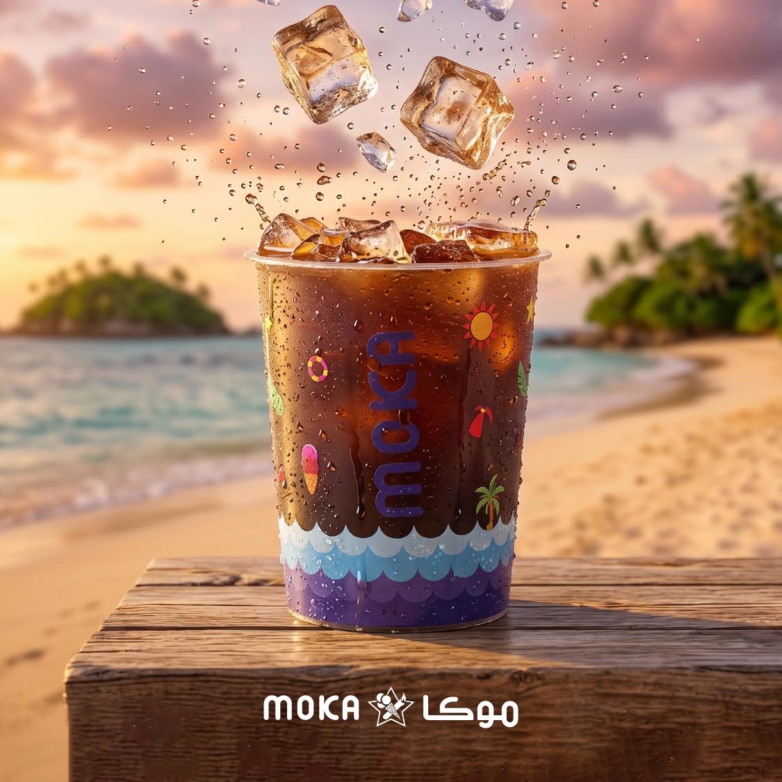 Moka Sweets Facebook ad: صيف ع الكيف