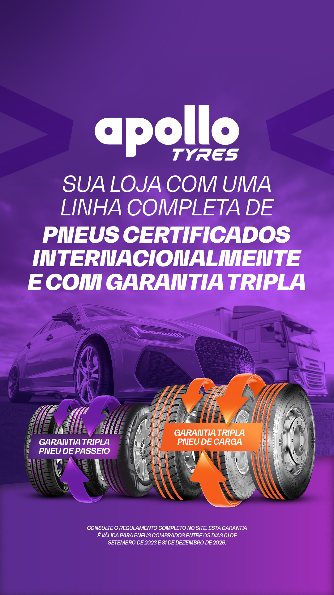 Apollo Tyres Brasil Facebook ad