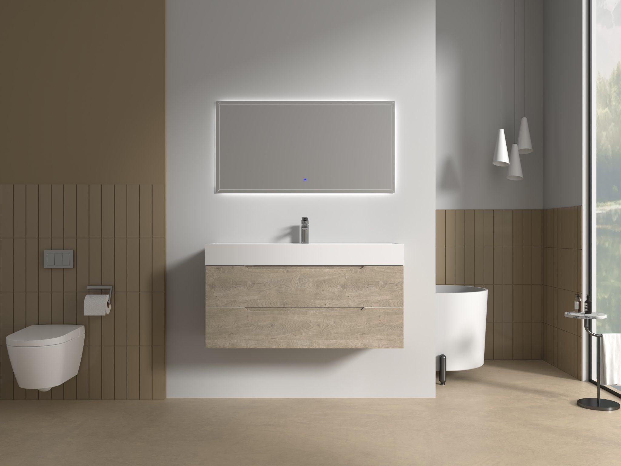 Rachel Wu Facebook ad: Modern Bathroom Vanity for Sale | Showroom & Delivery…