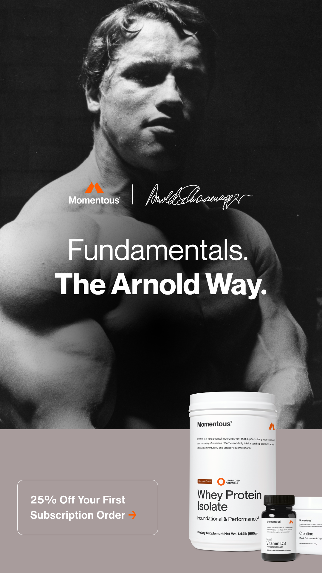 Momentous Facebook ad