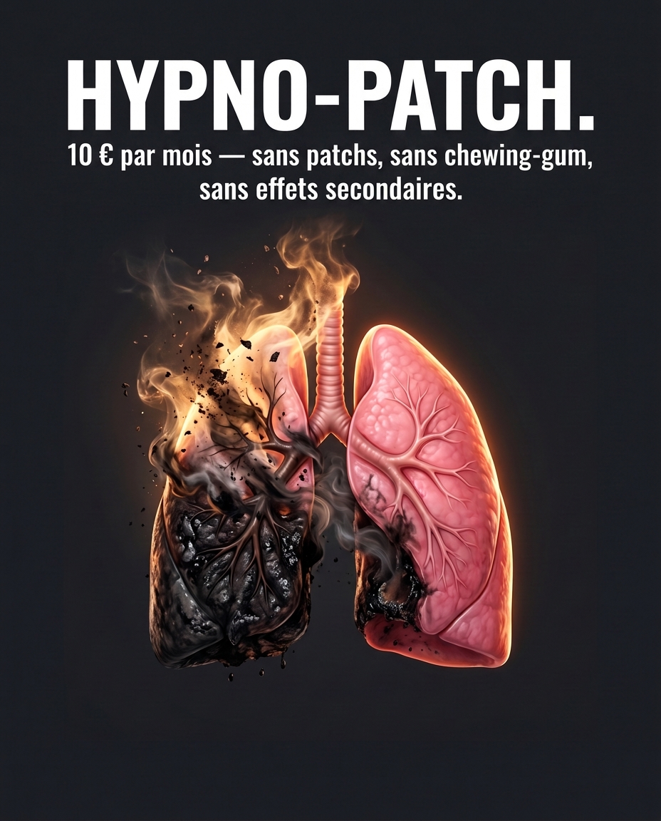 Hypnozio: power of hypnotherapy Facebook ad: Arrêter de fumer d'une manière qui semble vraiment facile