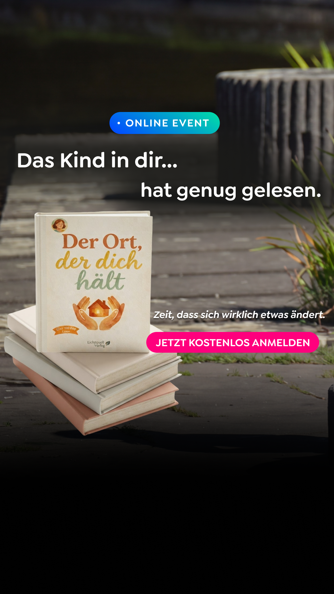 Greator Facebook ad: Loslassen, was dich zurückhält