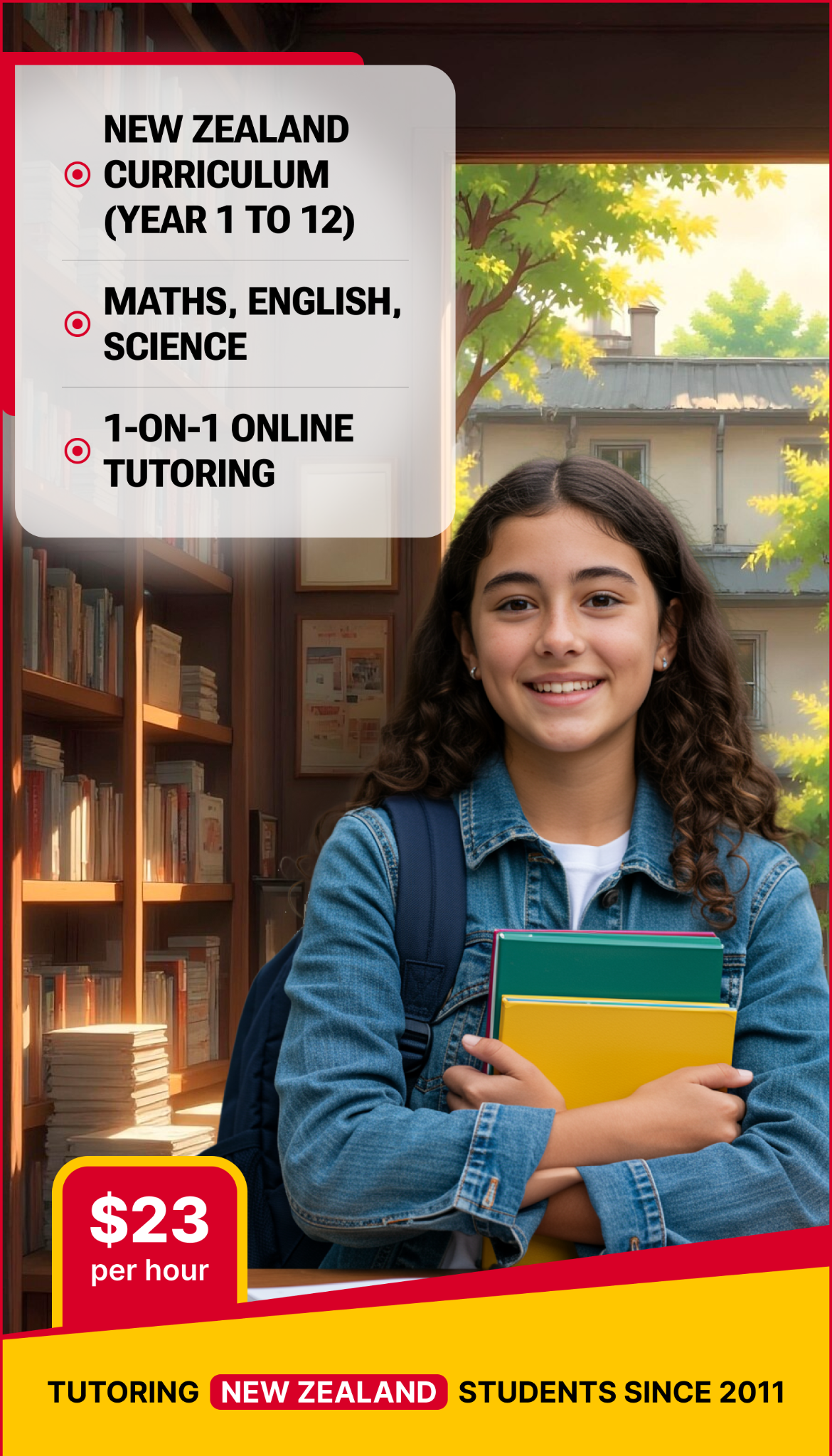 Jaya's Academy Facebook ad