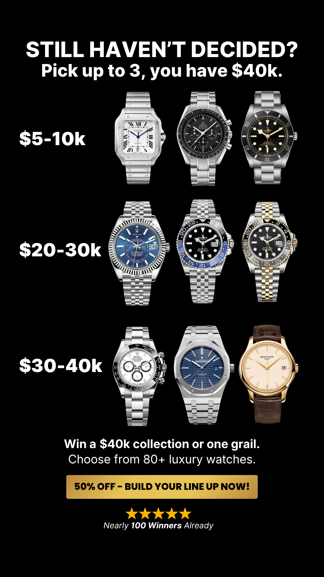 The Watch Society Facebook ad