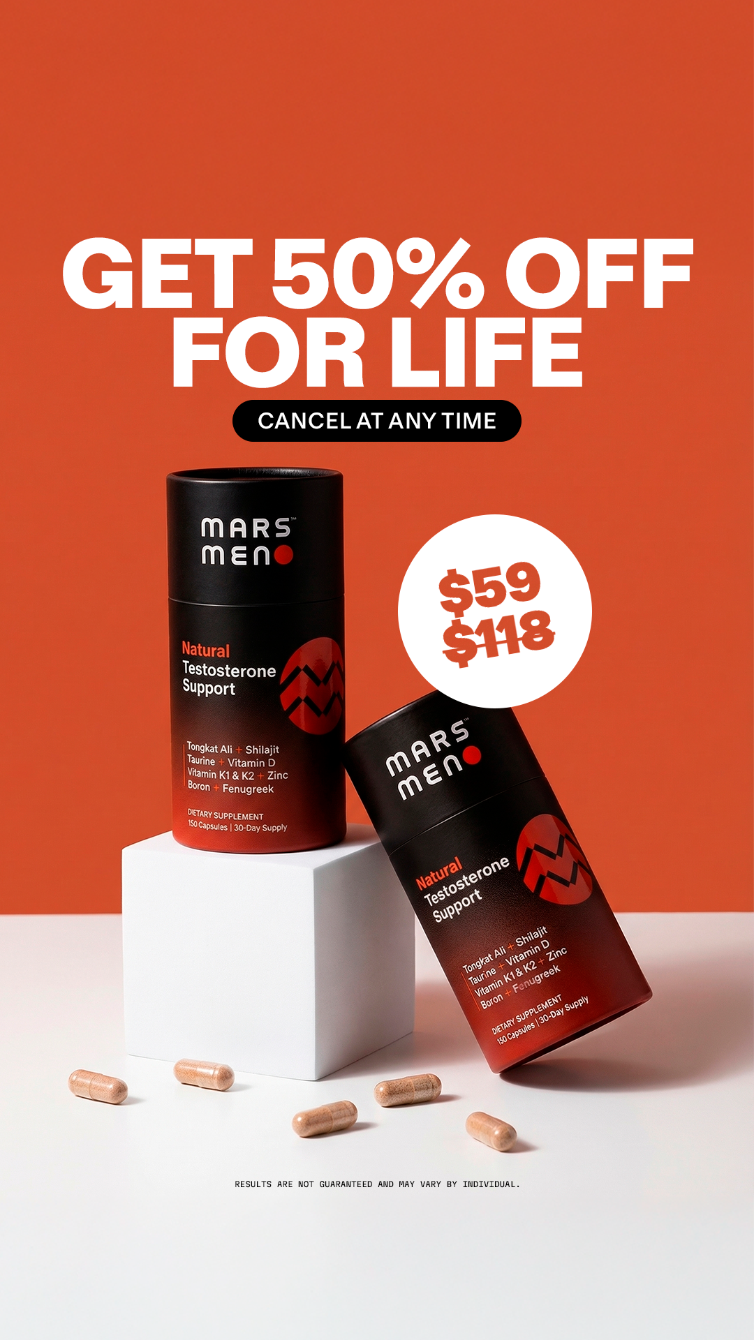 Mars Men Facebook ad
