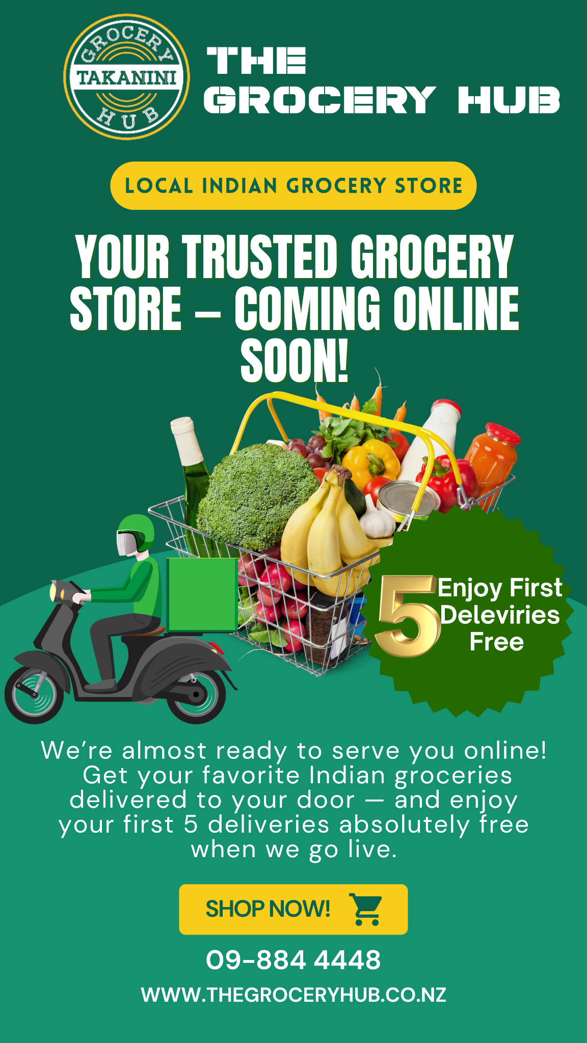 The Grocery Hub Facebook ad: Your Trusted Grocery Store Online