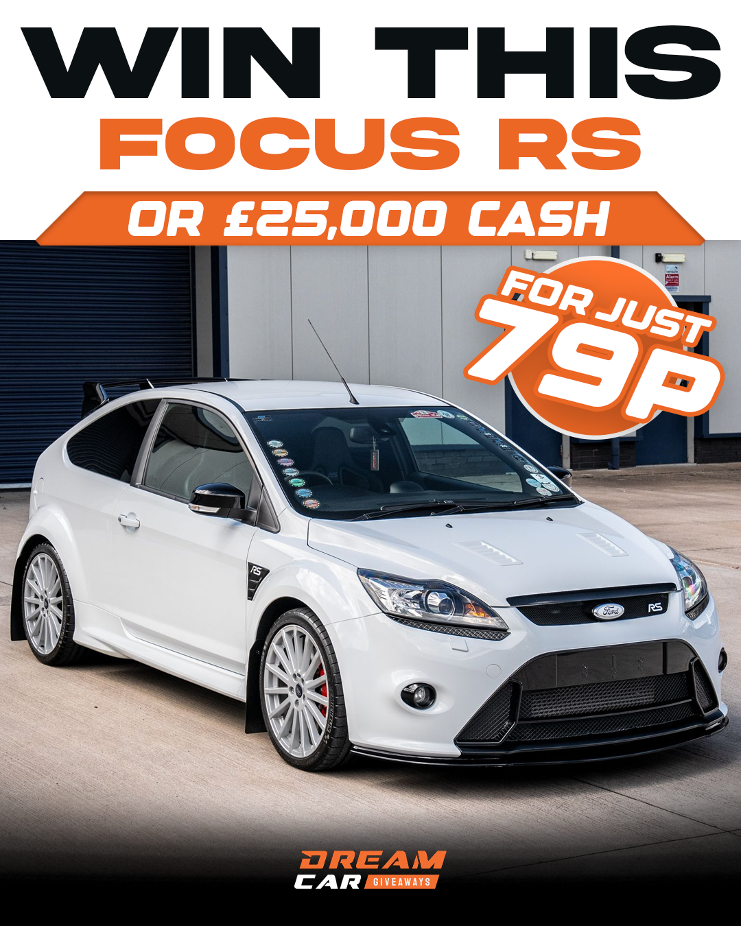 Dream Car Giveaways Facebook ad