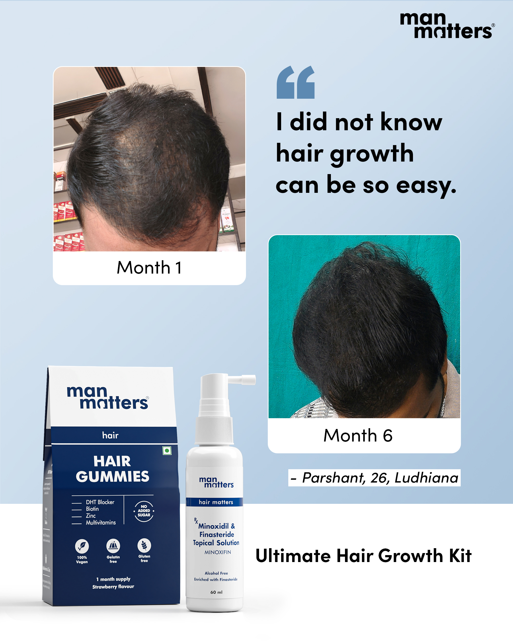 Hair Matters by Man Matters Facebook ad