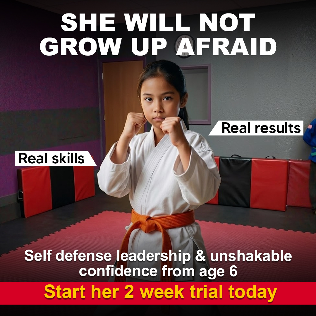 Sensei Scottie C. Jackson Facebook ad: She's Fearless Now