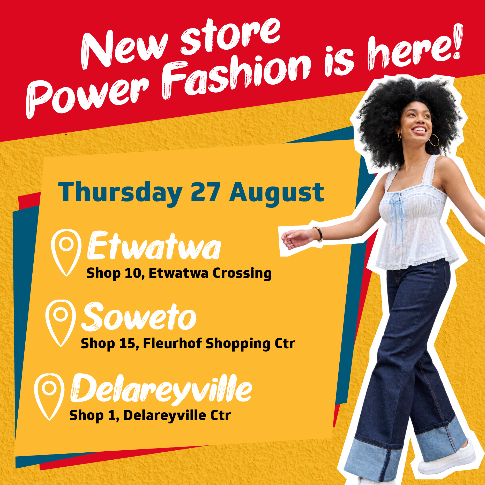 Power Fashion Facebook ad: Chat with us